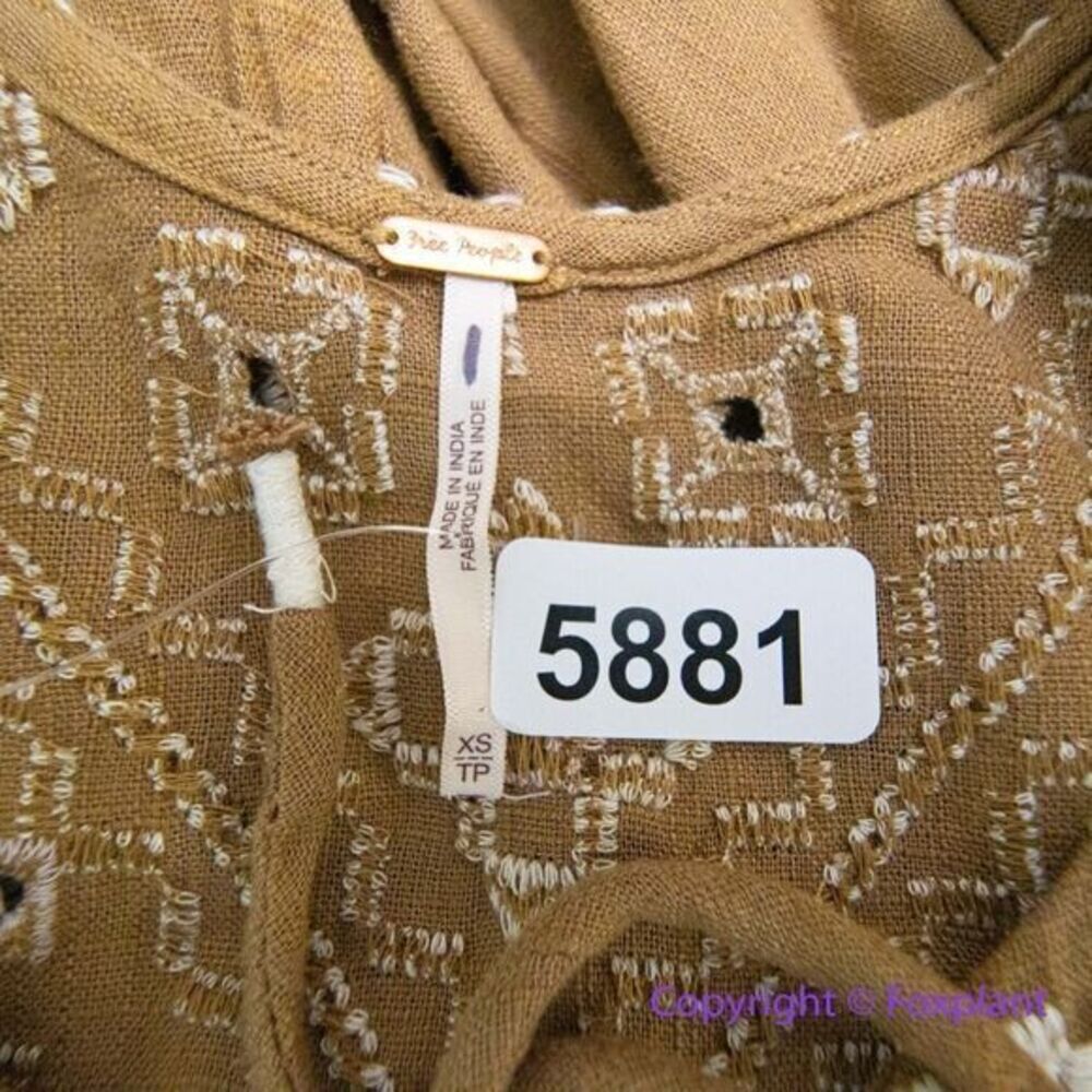 New! Free People Joni Embroidered Top, size XS - Picture 15 of 16